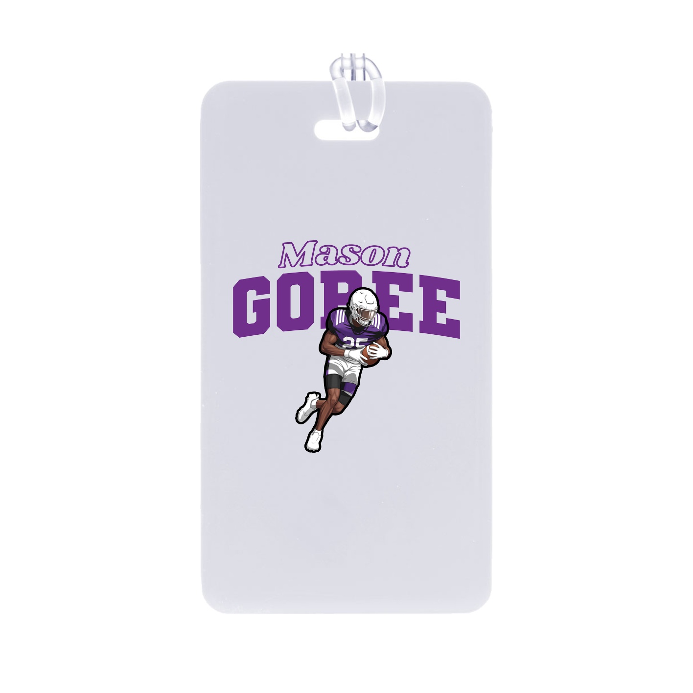 Bag Tag — Name Arch in Classic