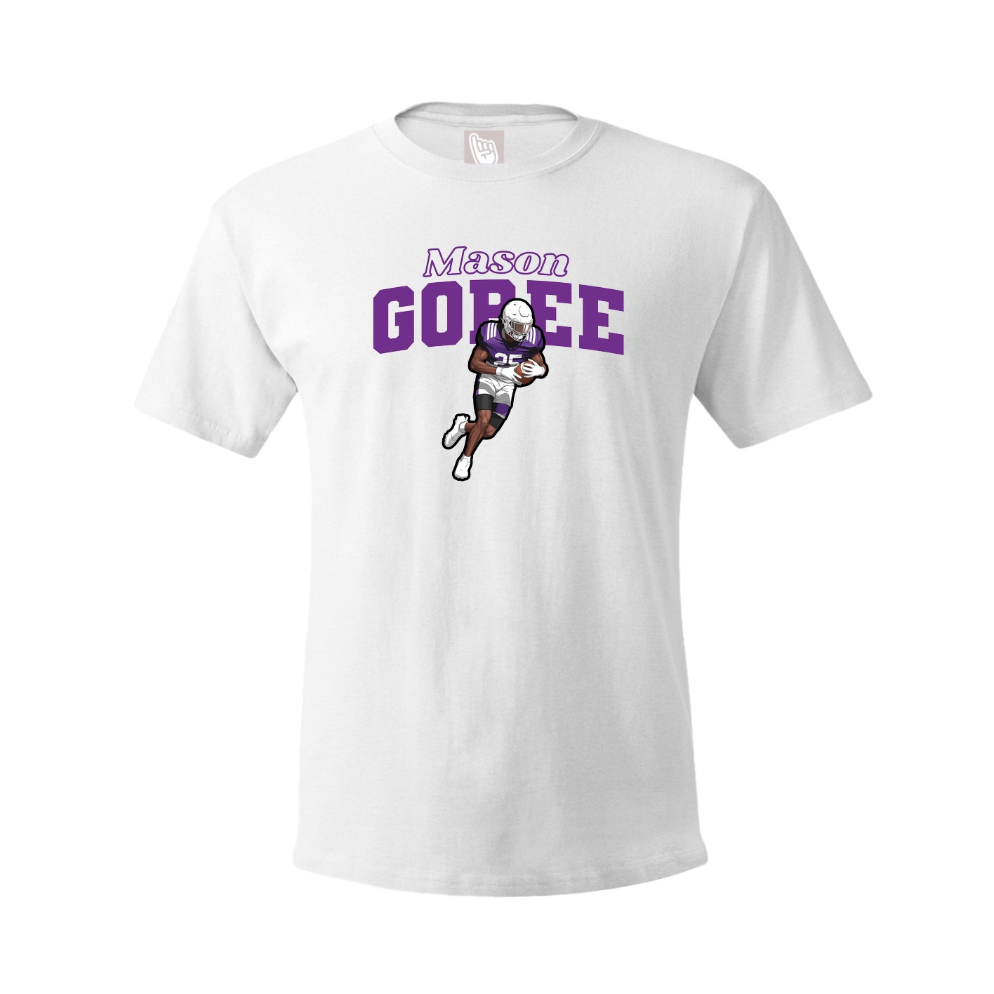 Tee — Name Arch in White