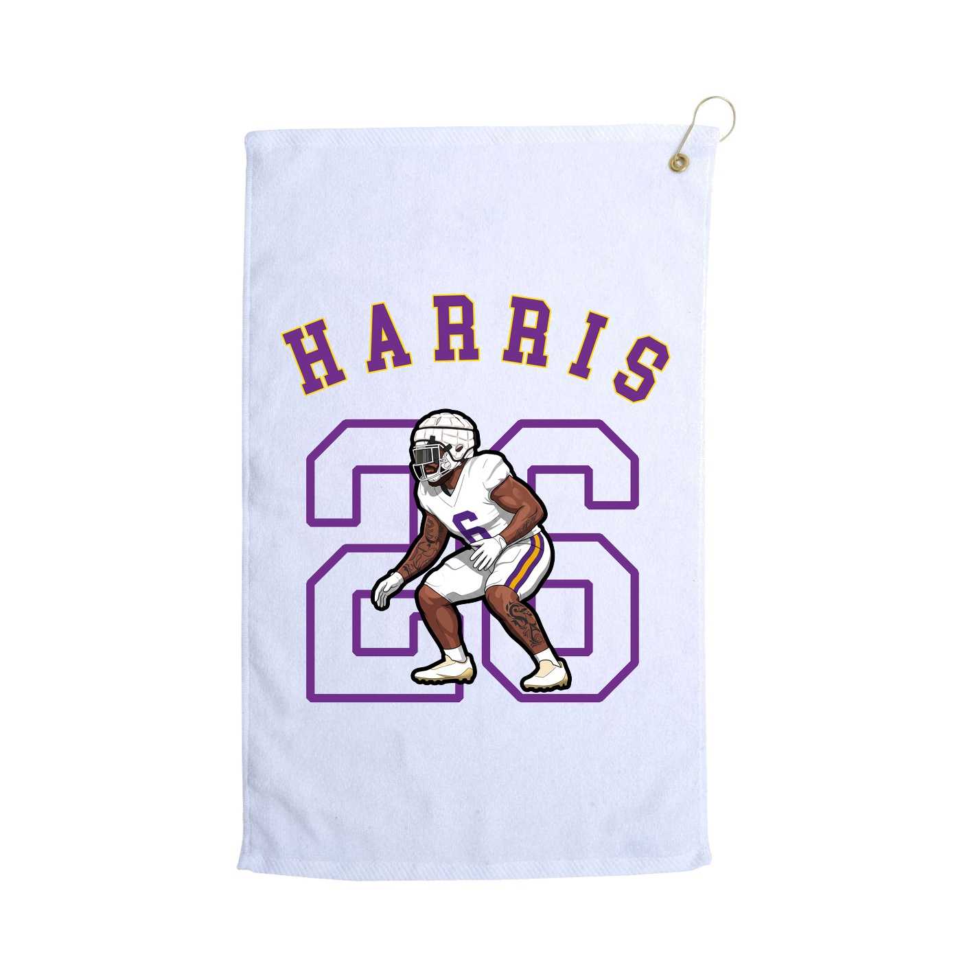 Golf Towel — Shirsey Arch in White