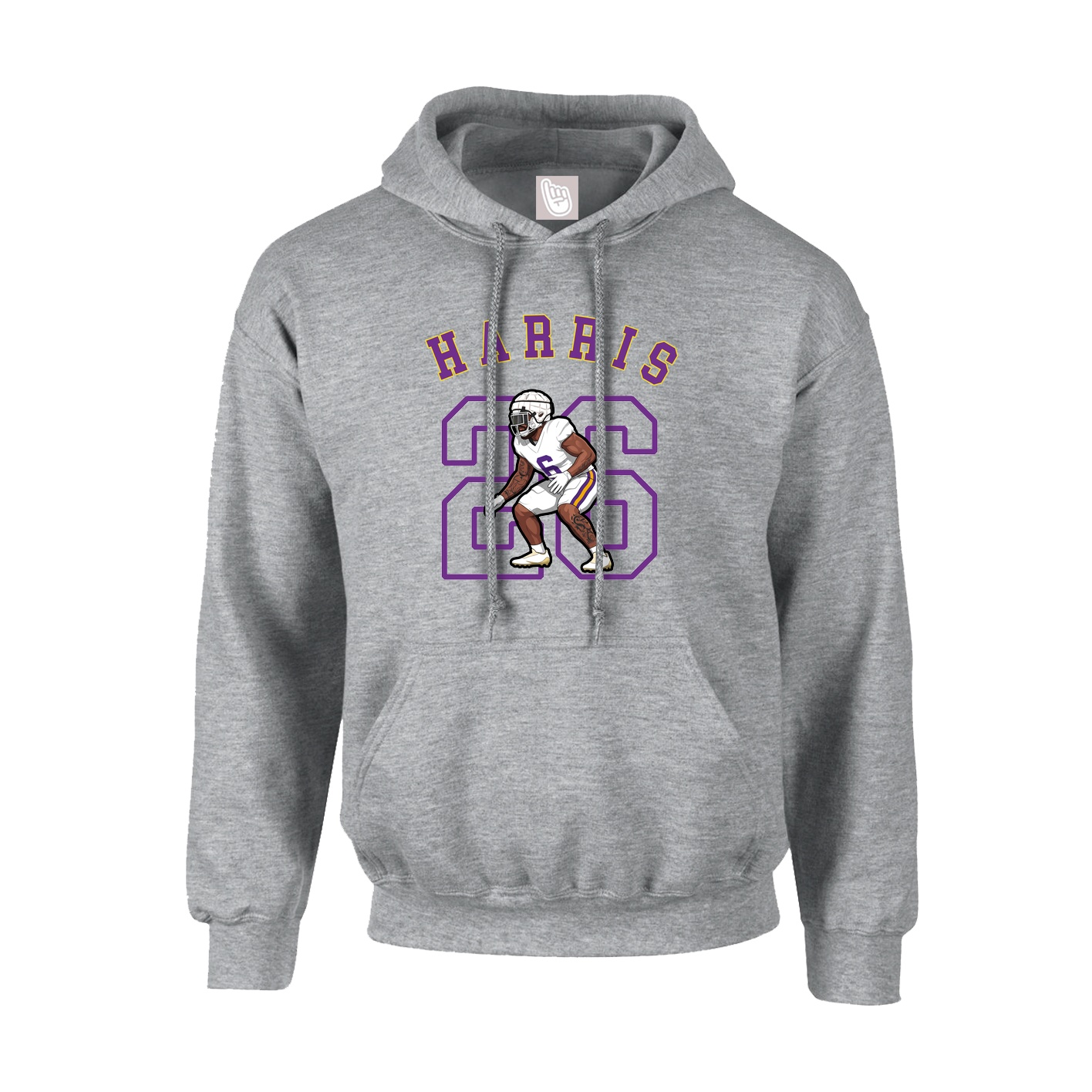 Youth Hoodie — Shirsey Arch in Grey