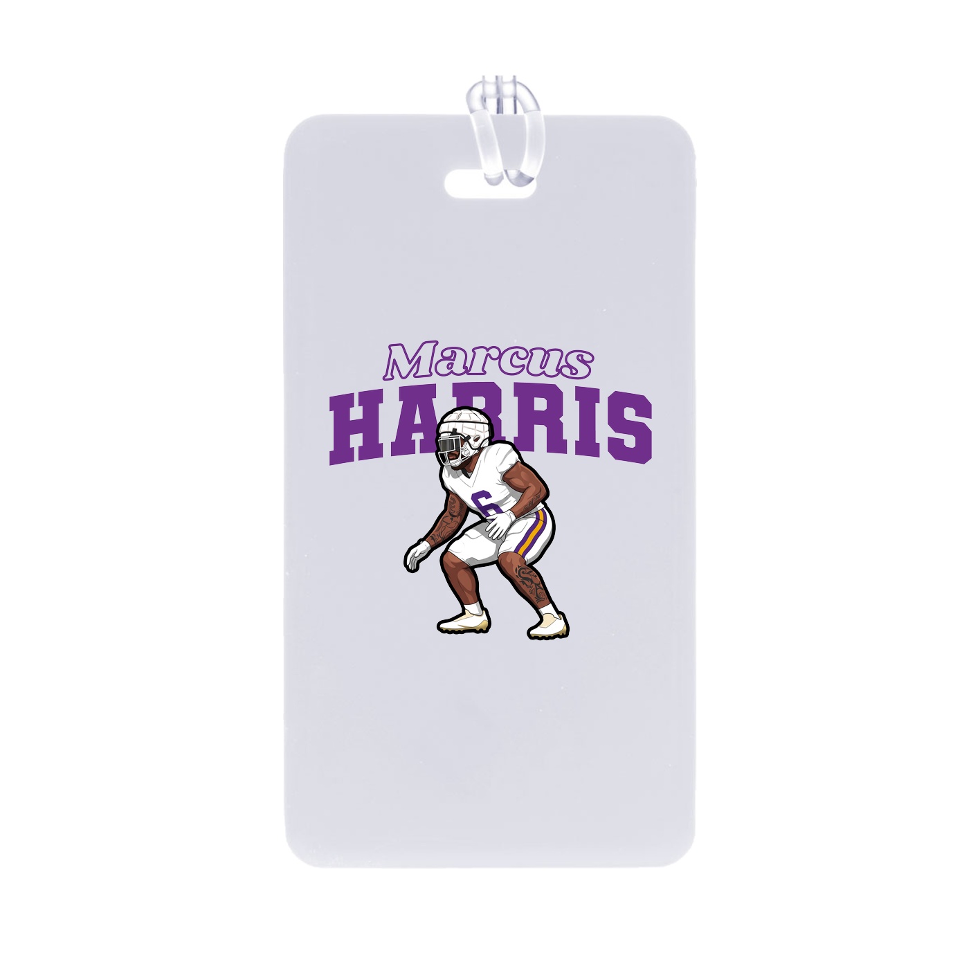 Bag Tag — Name Arch in Classic