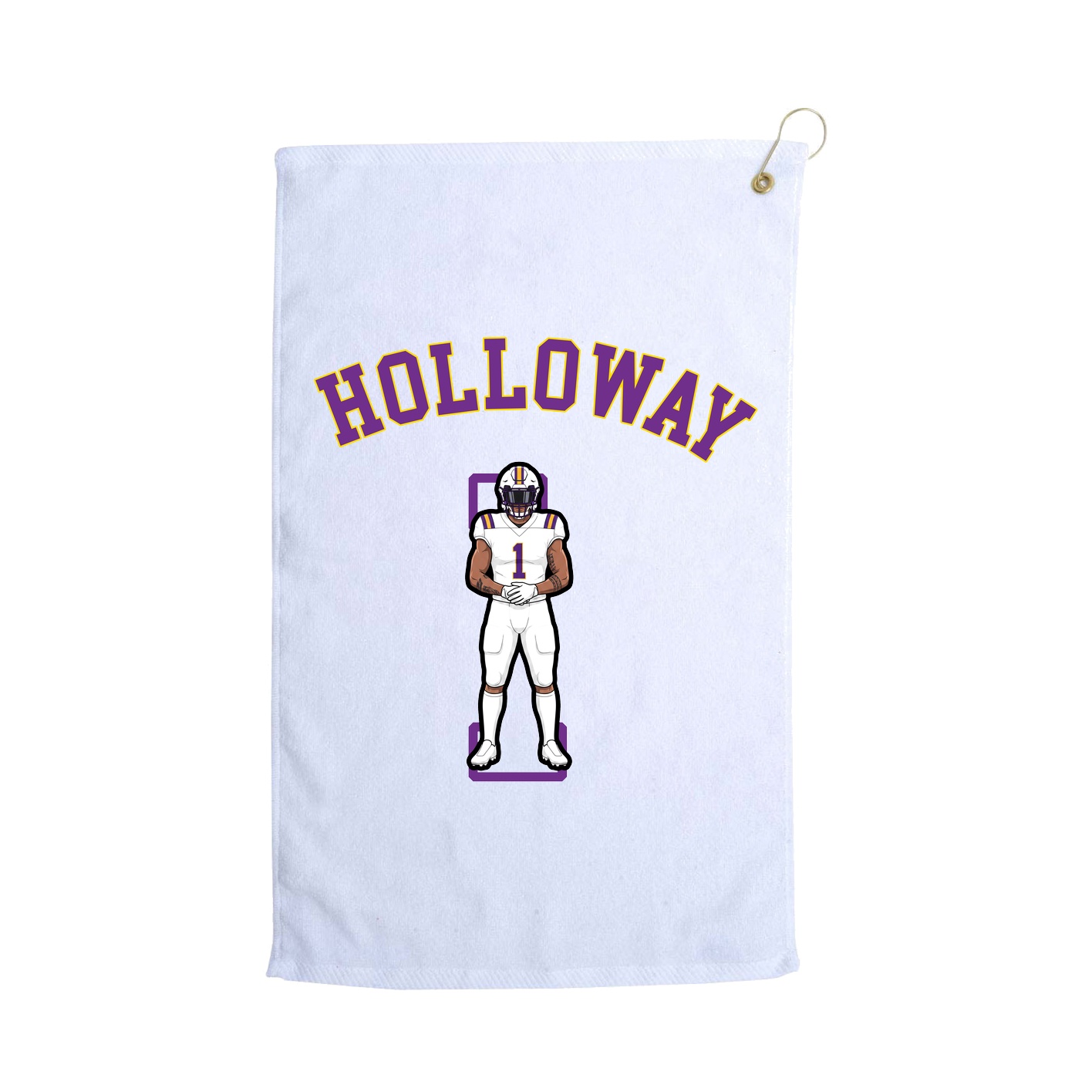 Golf Towel — Shirsey Arch in White