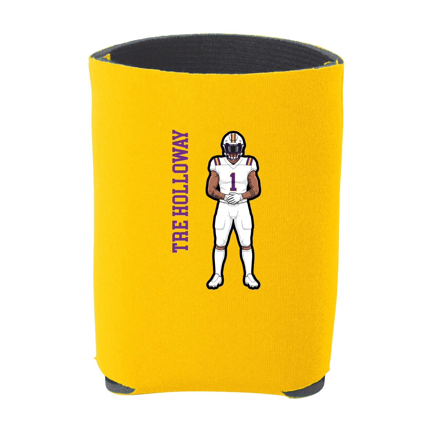 Can Holder — Name Vertical in Yellow
