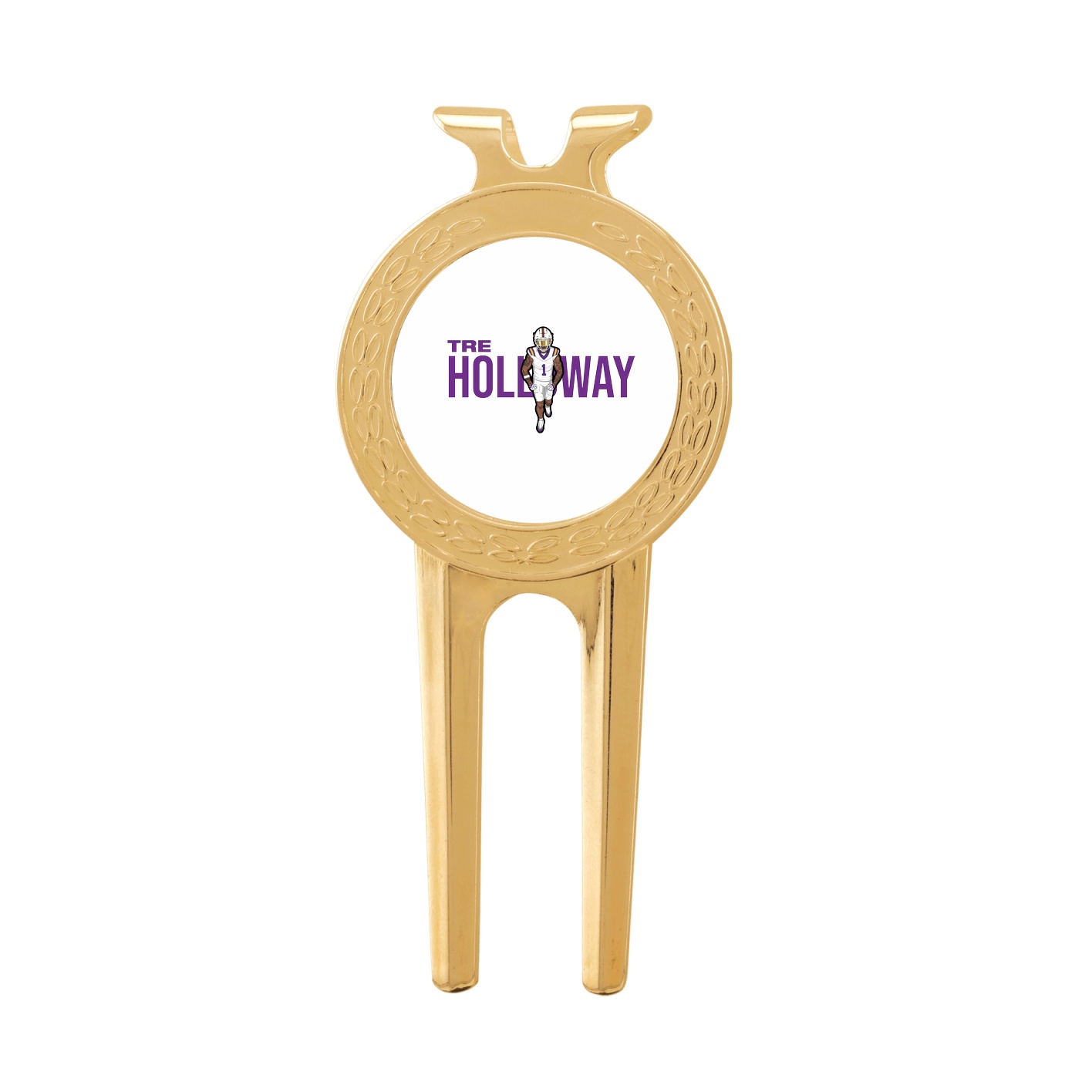 Divot Tool with Ball Marker — Player Name in Classic