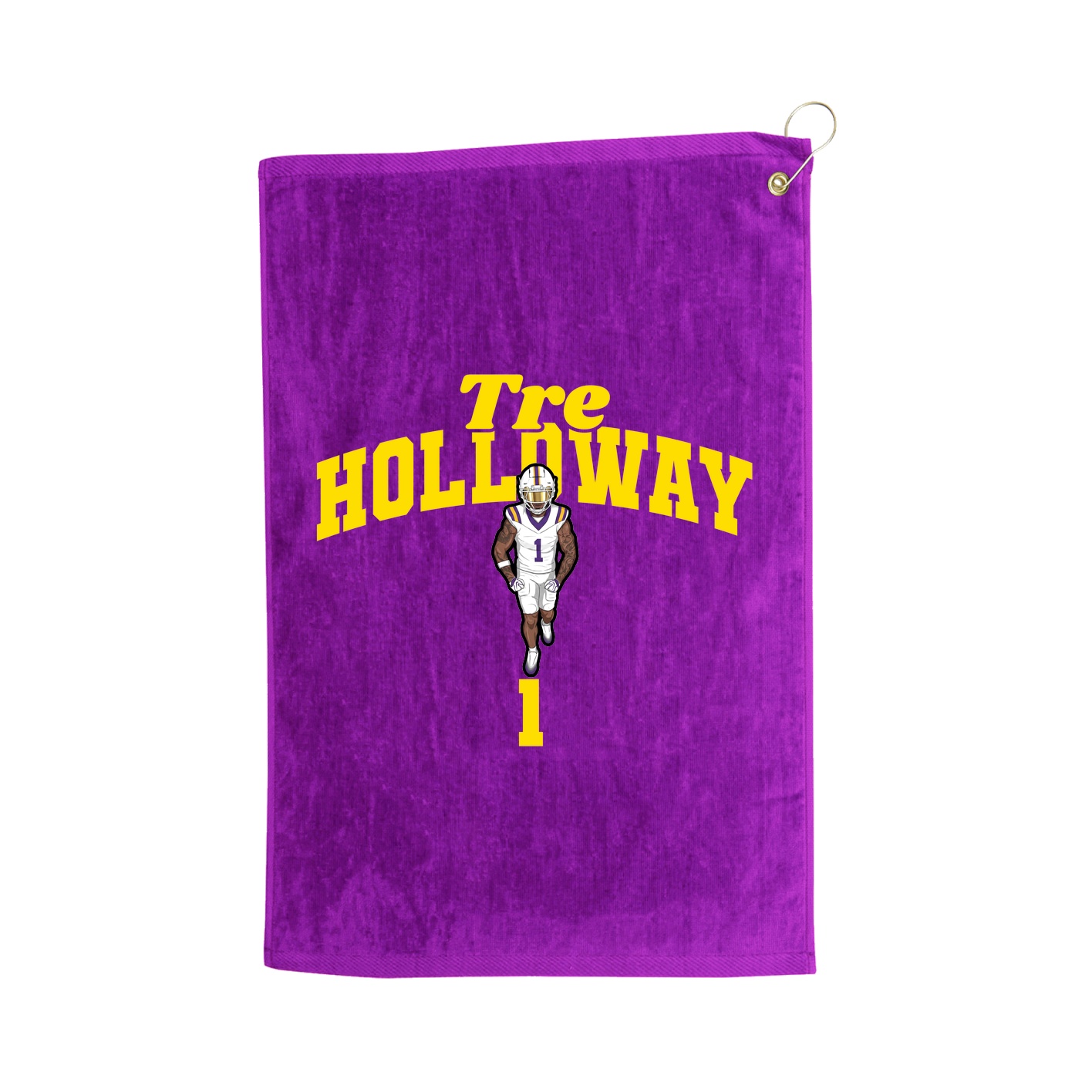 Golf Towel — Signature Arch in Purple