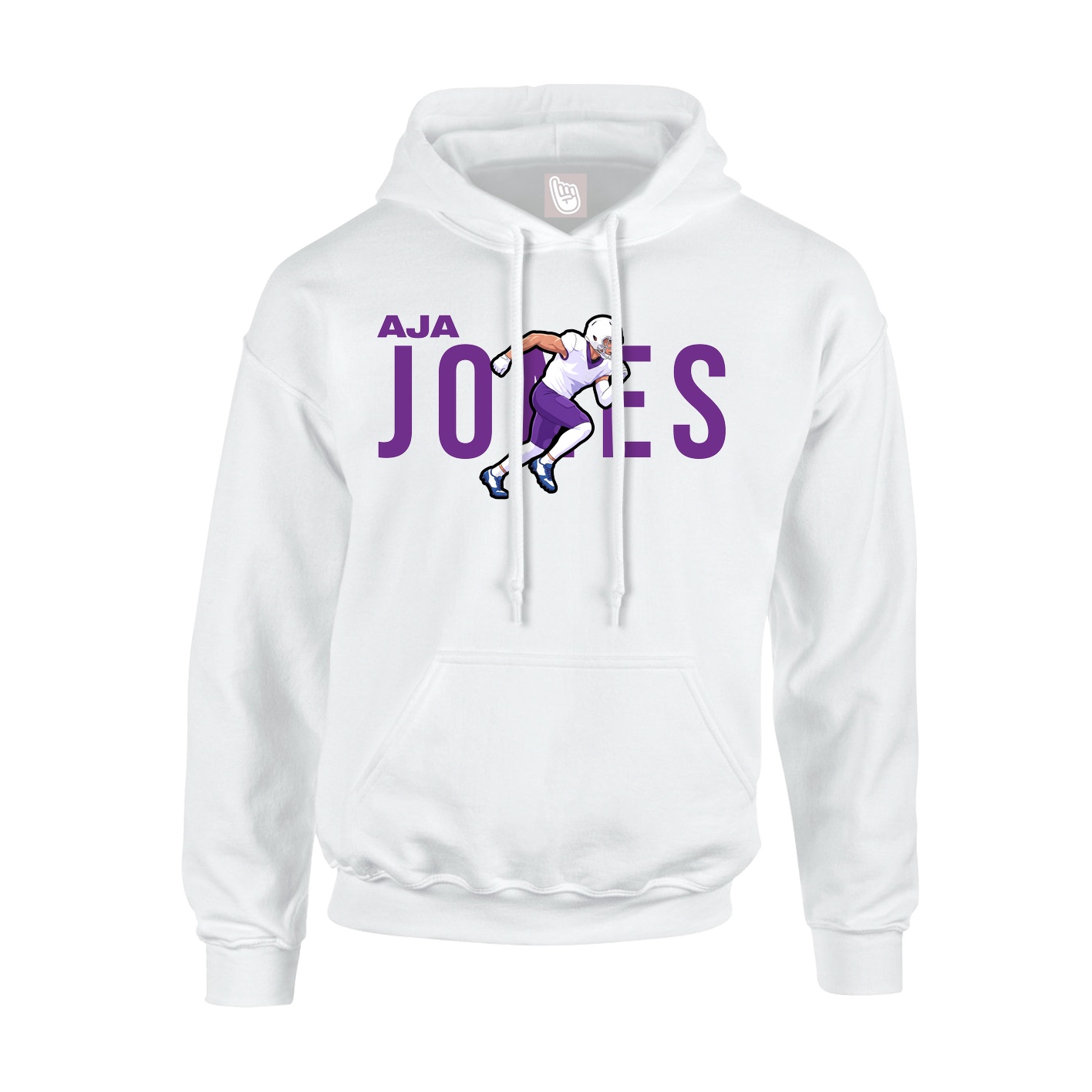 Hoodie — Player Name in White