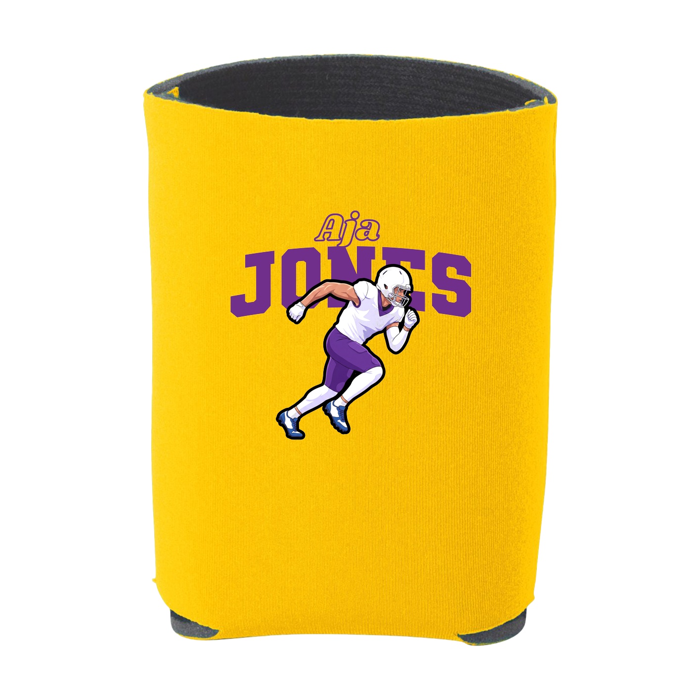 Can Holder — Name Arch in Yellow