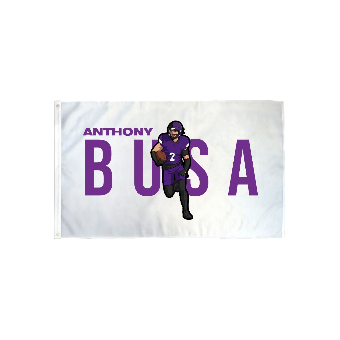 3x5 Flag — Player Name in Classic