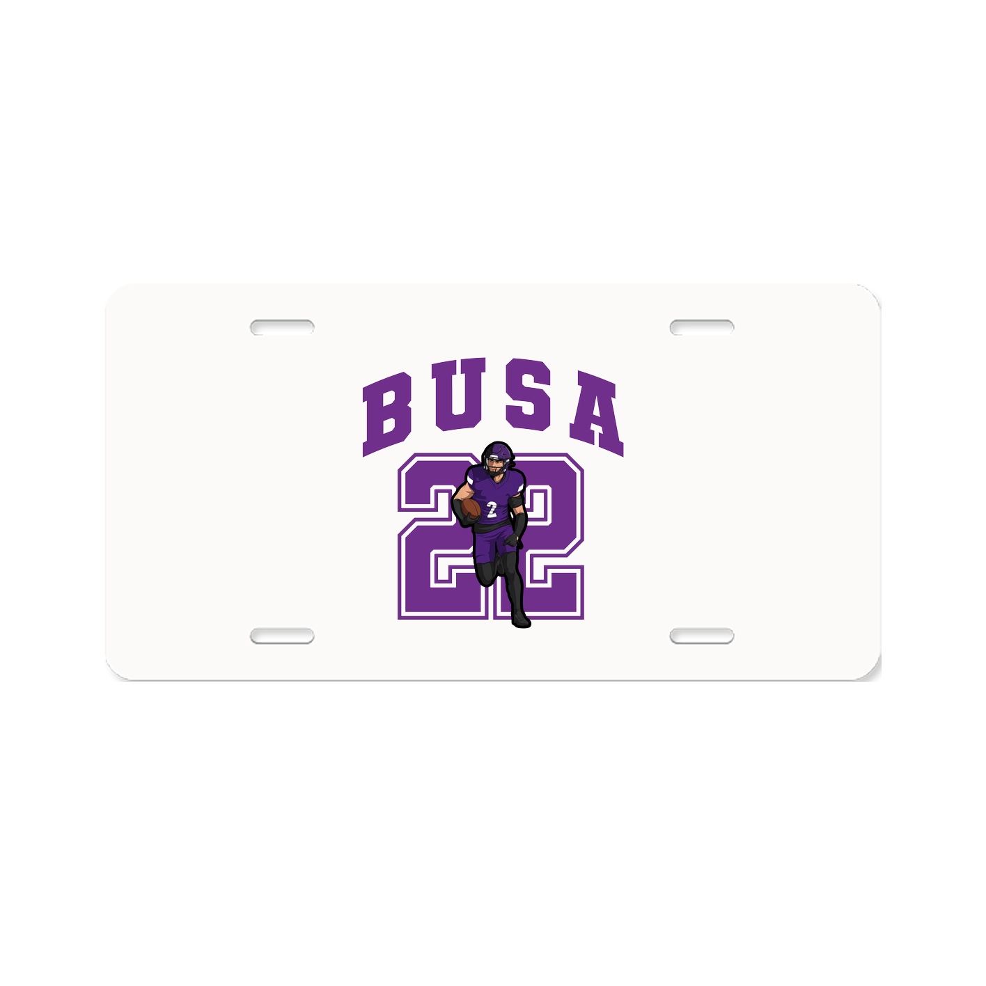 License Plate — Number in Classic