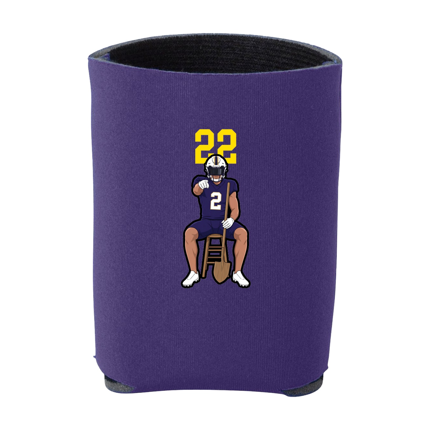 Can Holder — Number Top in Purple