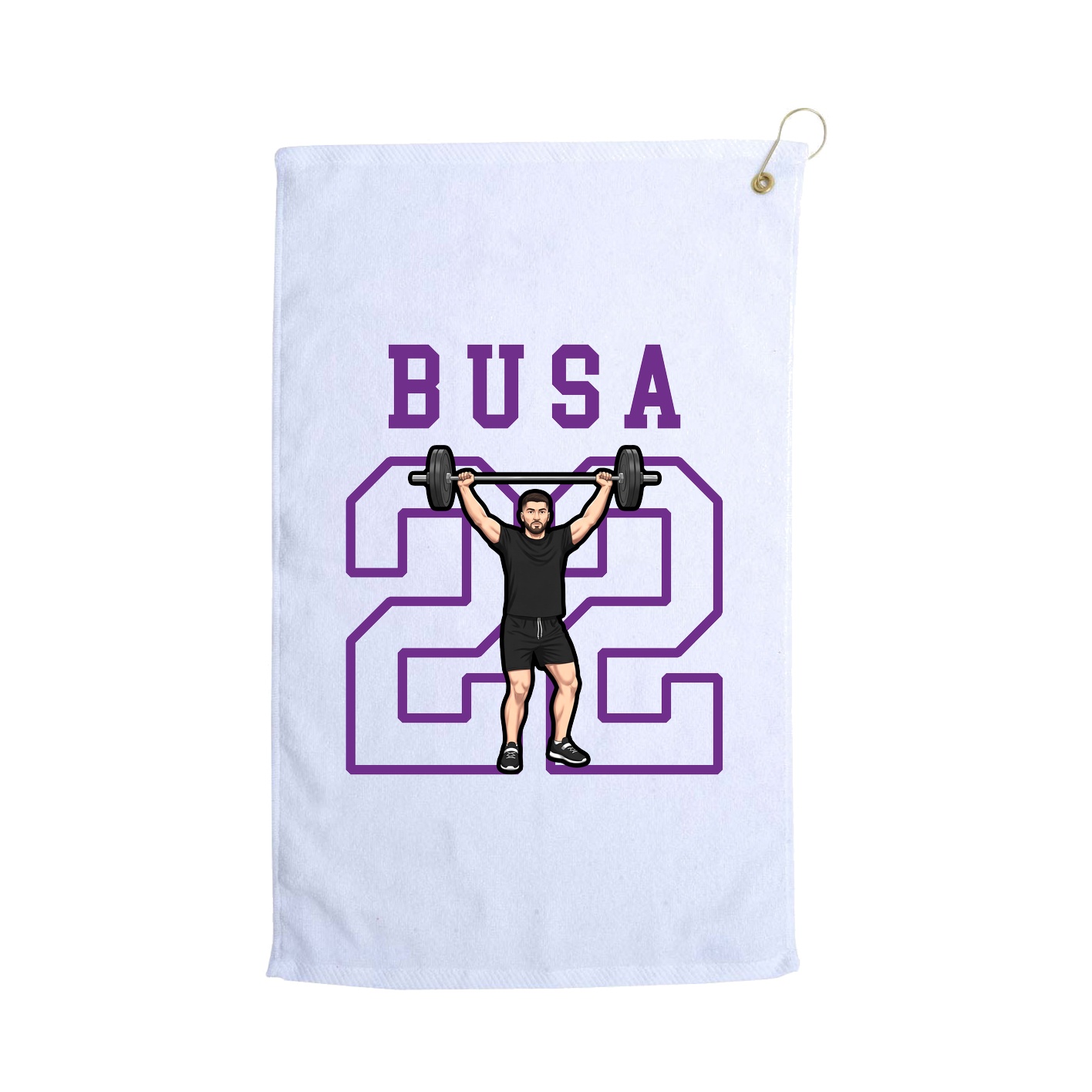 Golf Towel — Shirsey in White