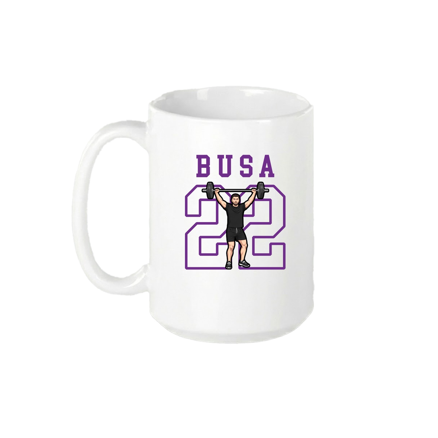 15oz Coffee Mug — Shirsey in White