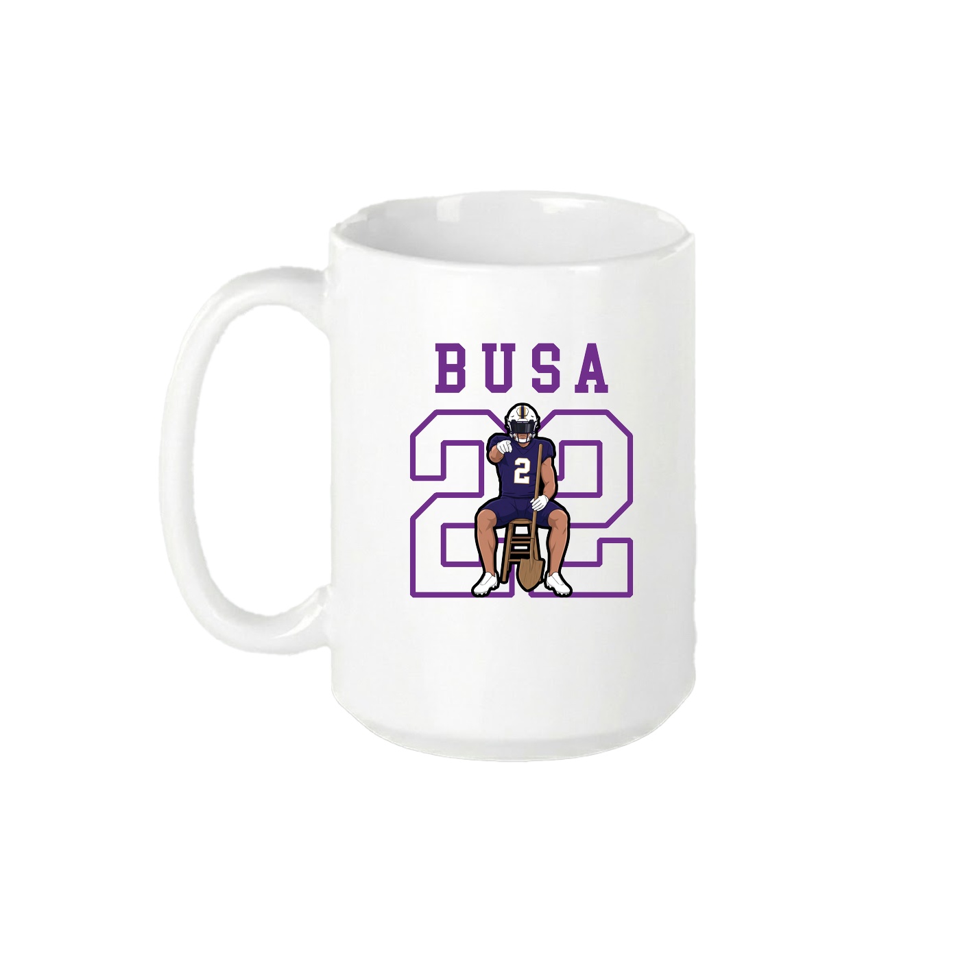 15oz Coffee Mug — Shirsey in White