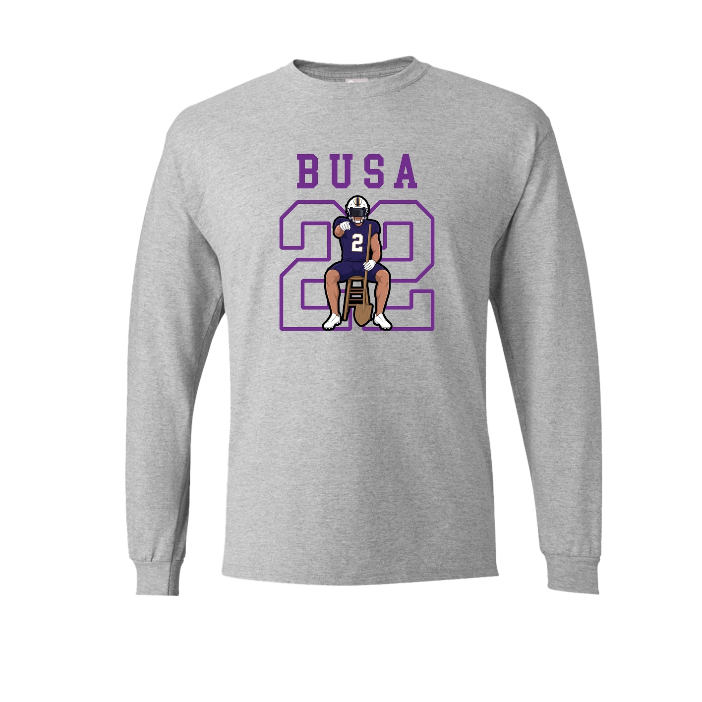 Long Sleeve Tee — Shirsey in Grey