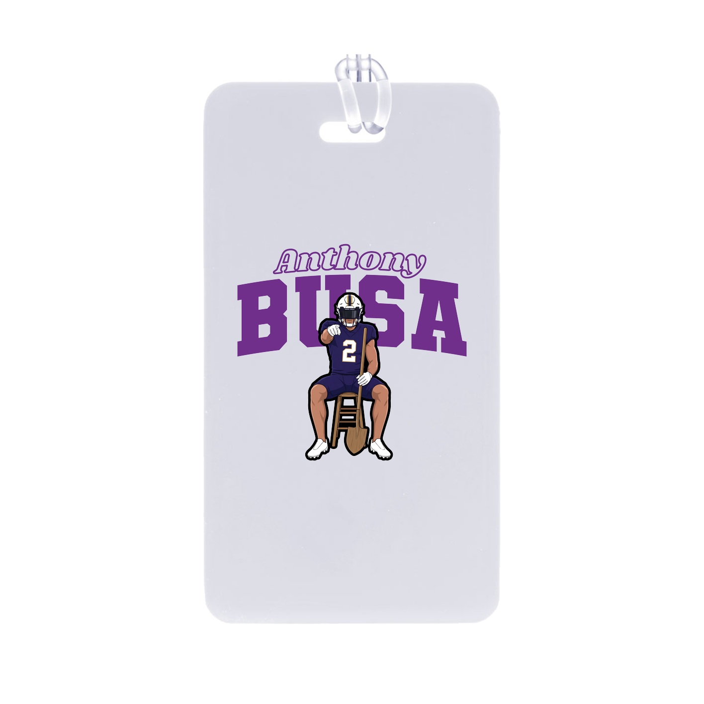 Bag Tag — Name Arch in Classic