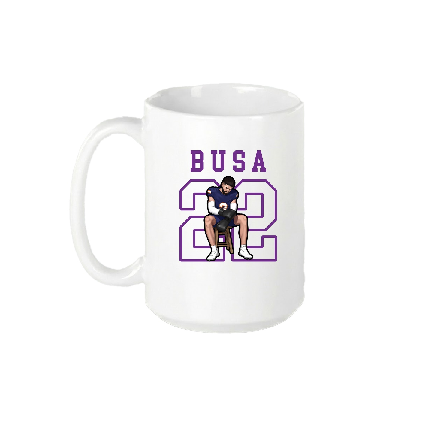 15oz Coffee Mug — Shirsey in White