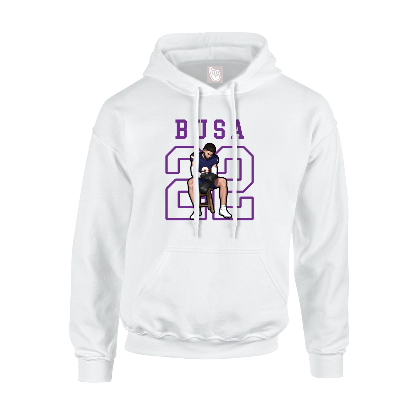 Youth Hoodie — Shirsey in White
