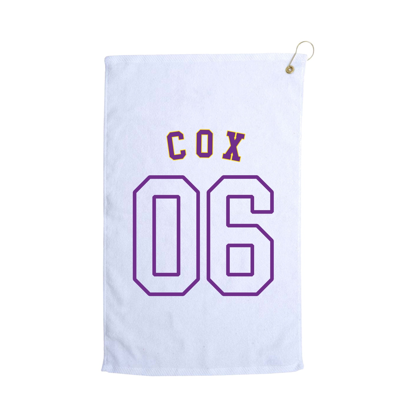Golf Towel — Shirsey Arch in White