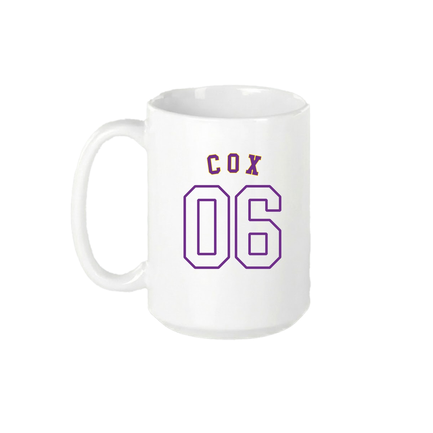 15oz Coffee Mug — Shirsey Arch in White