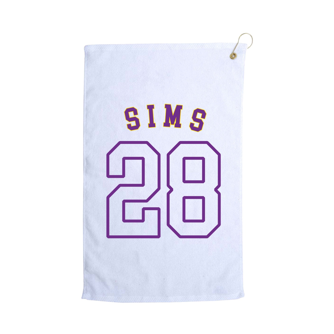 Golf Towel — Shirsey Arch in White
