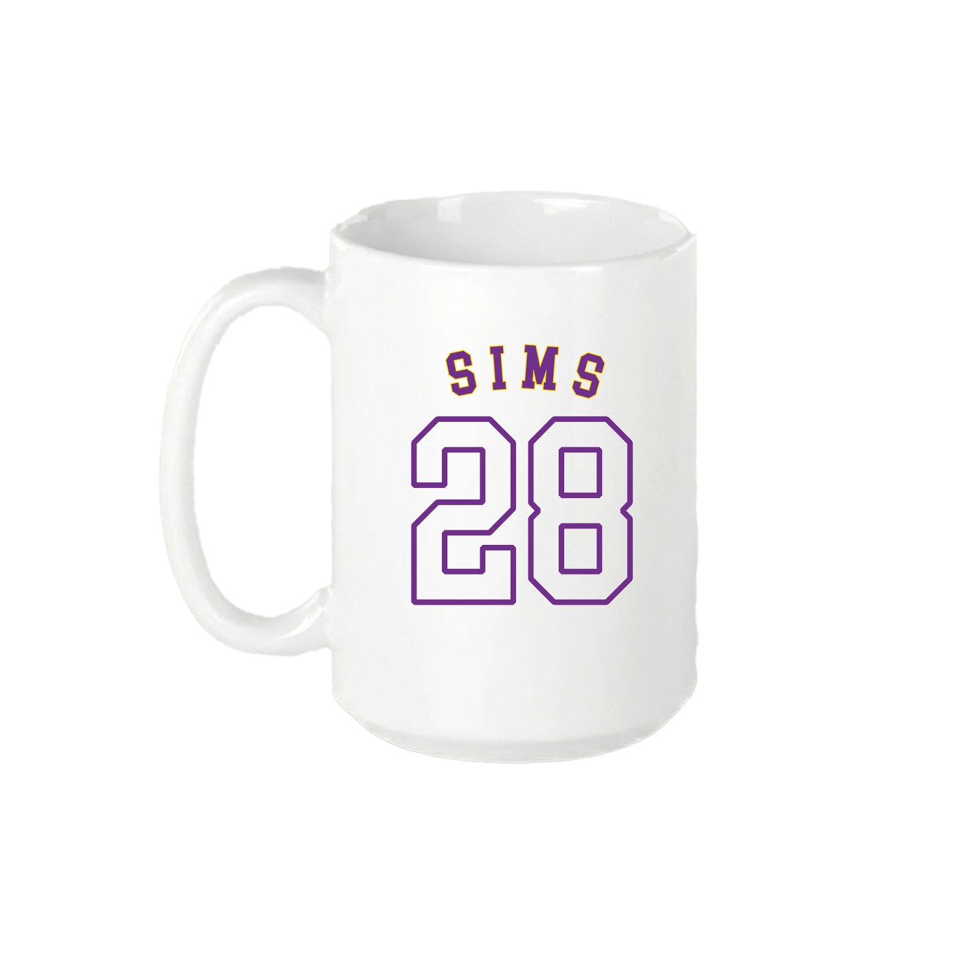 15oz Coffee Mug — Shirsey Arch in White