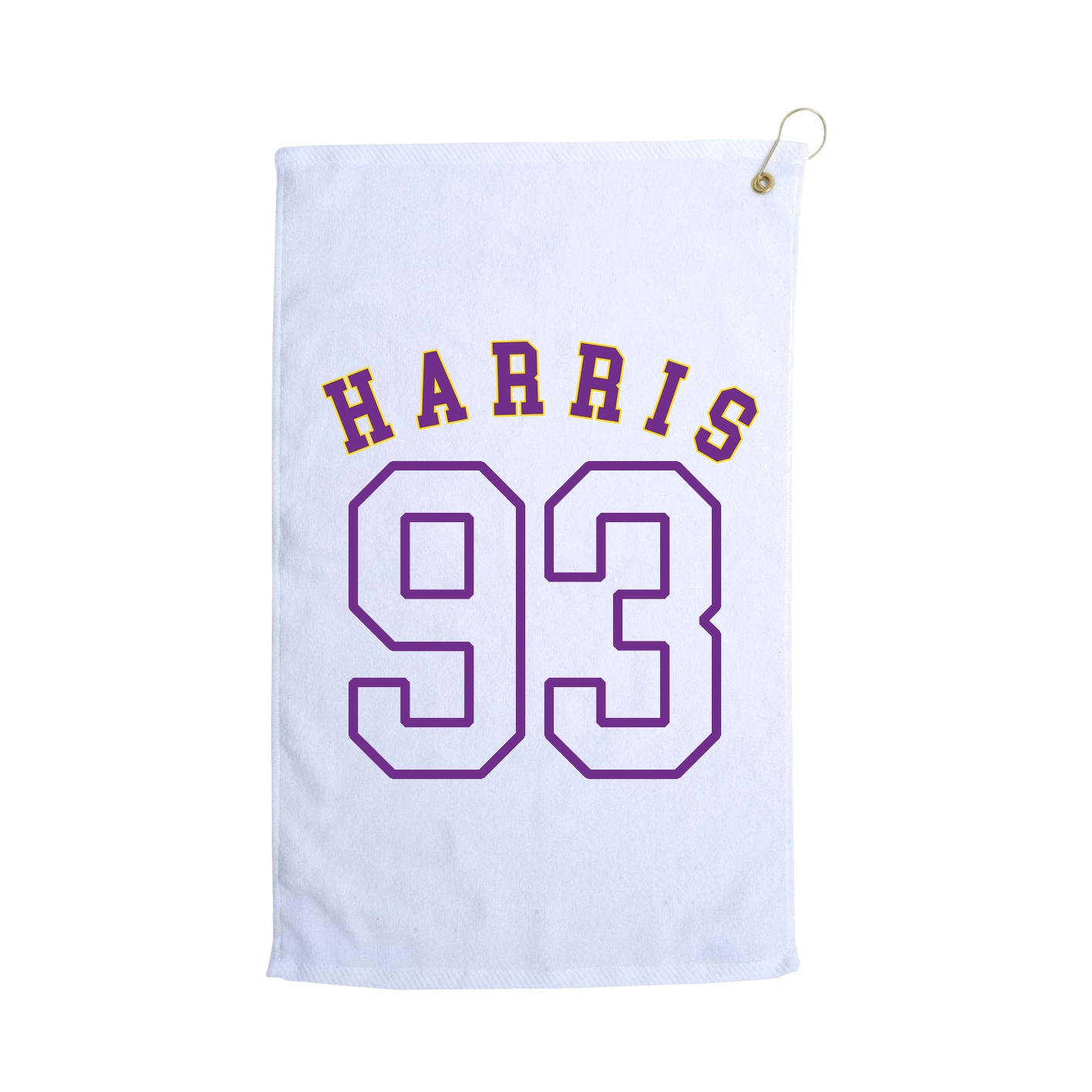 Golf Towel — Shirsey Arch in White