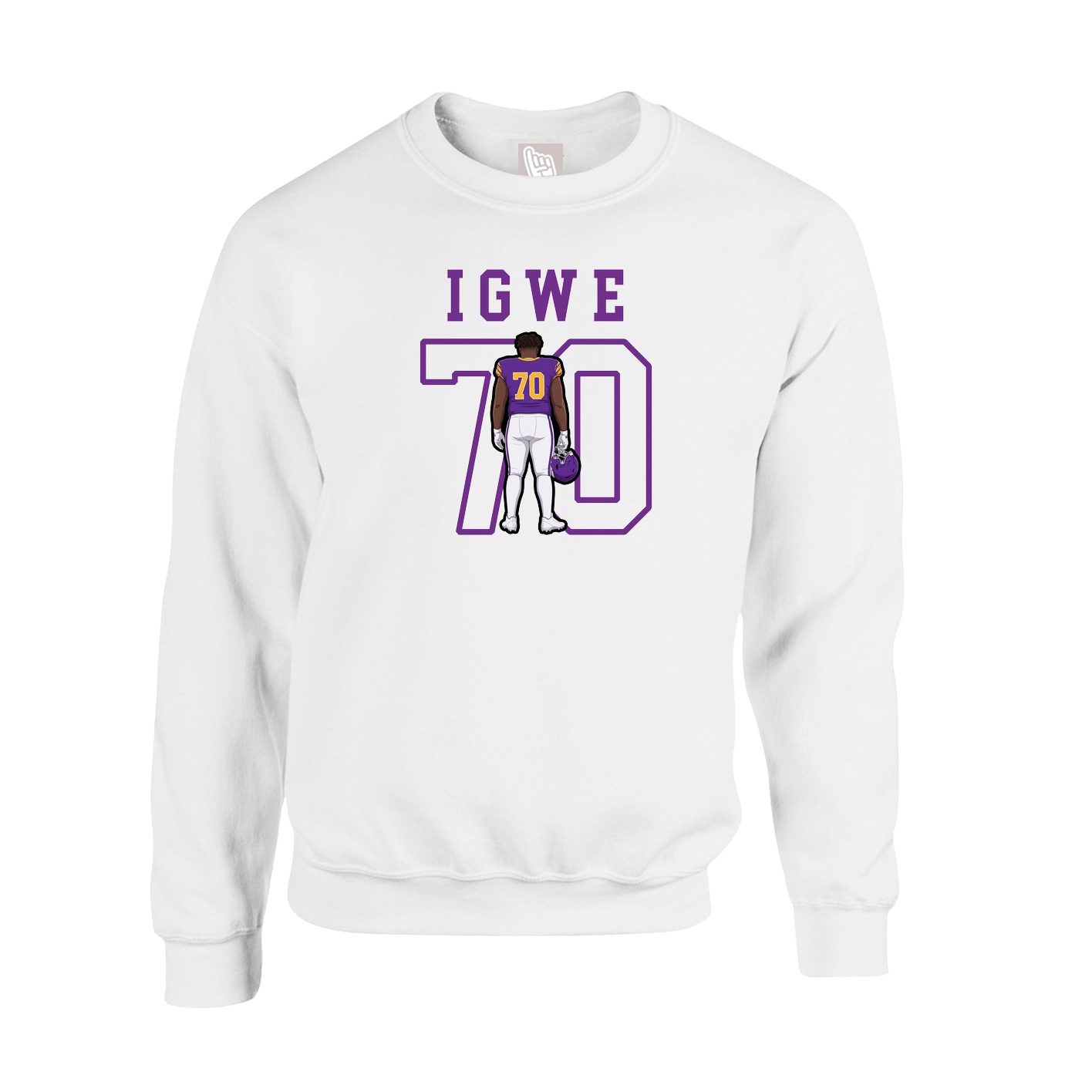 Fleece Crew — Shirsey in White