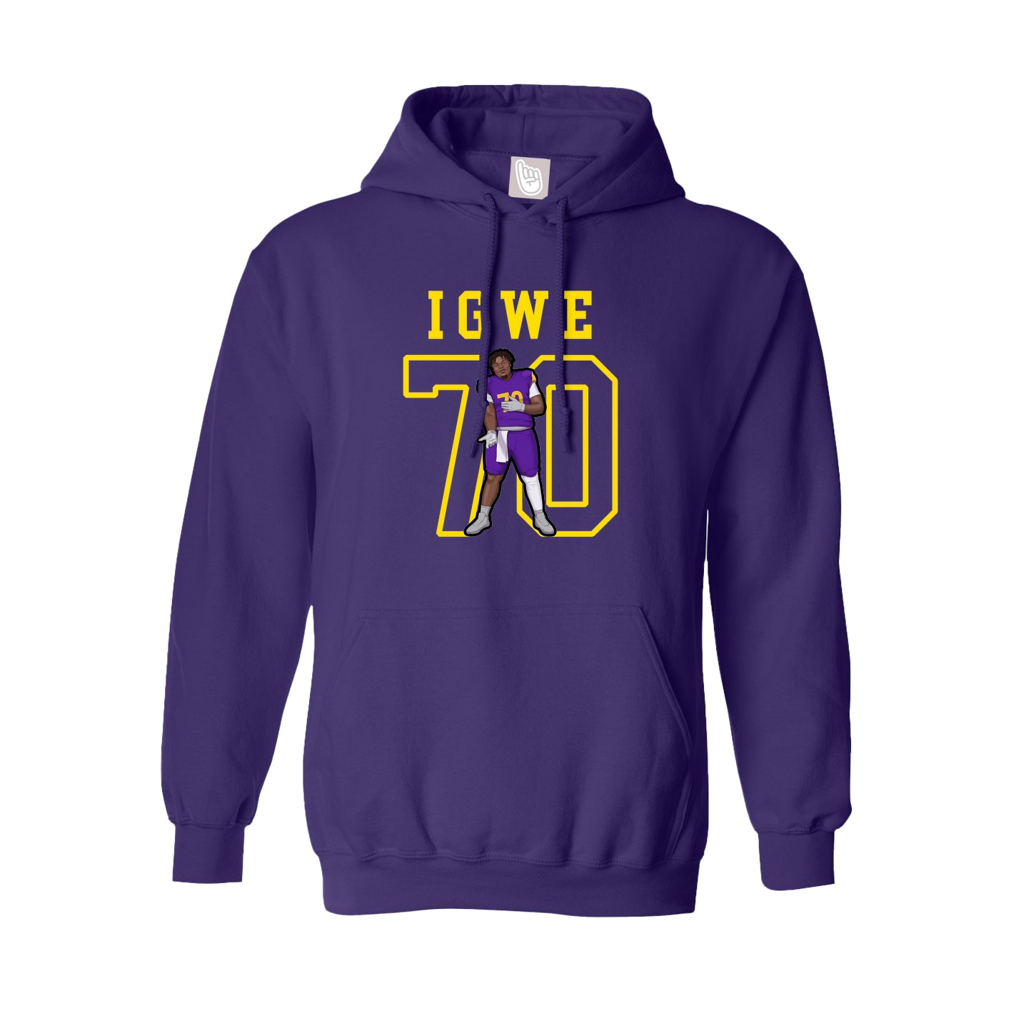 Hoodie — Shirsey in Purple