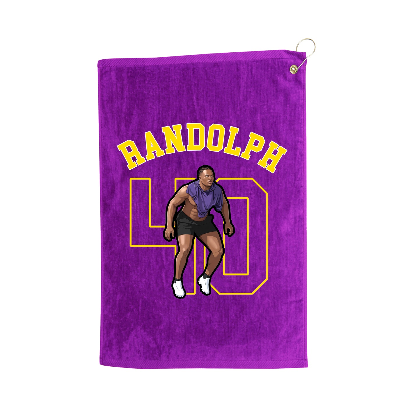 Golf Towel — Shirsey Arch in Purple