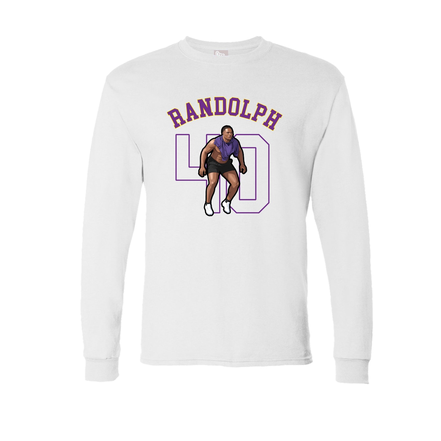 Long Sleeve Tee — Shirsey Arch in White