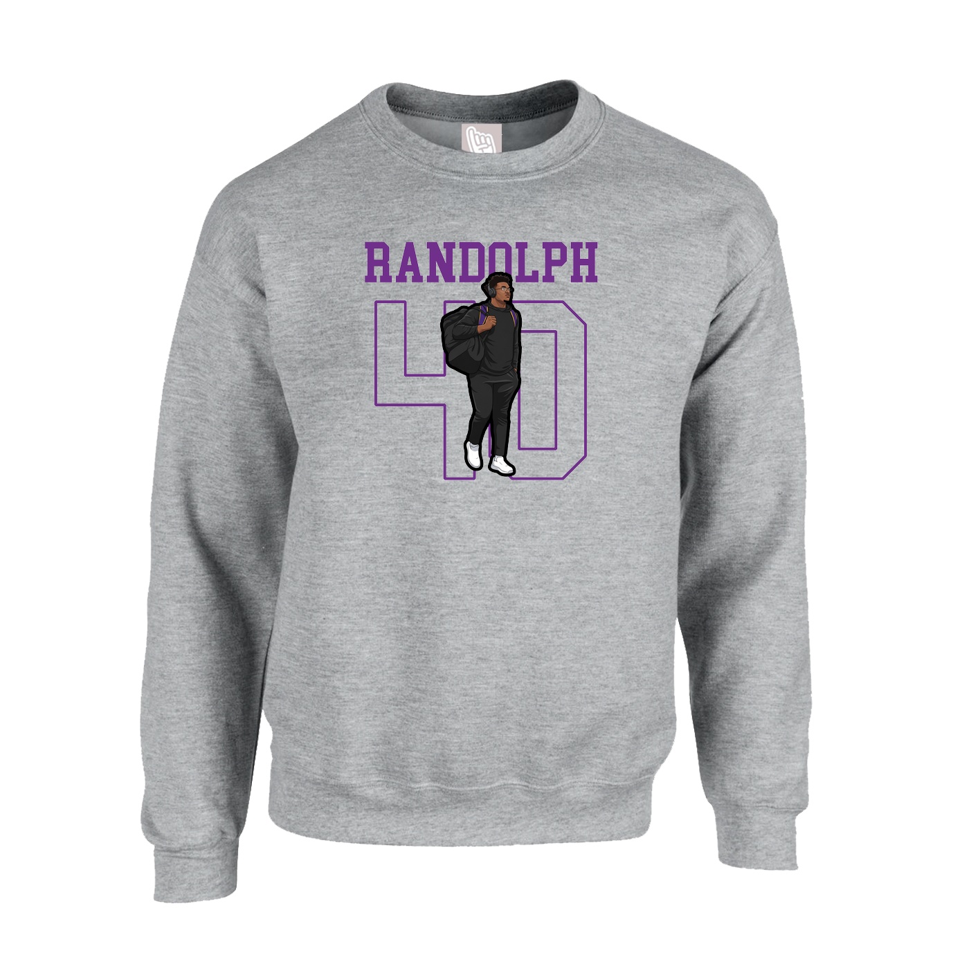 Fleece Crew — Shirsey in Grey