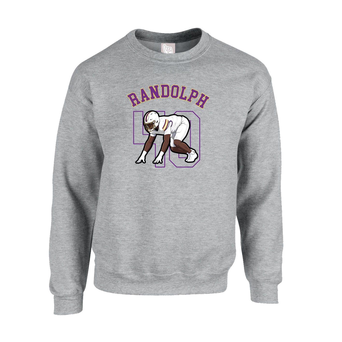 Fleece Crew — Shirsey Arch in Grey