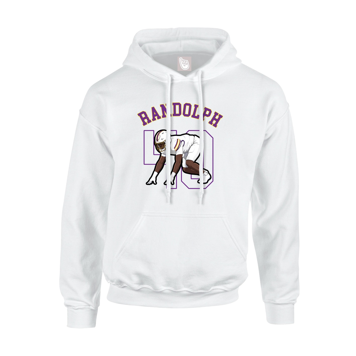 Youth Hoodie — Shirsey Arch in White