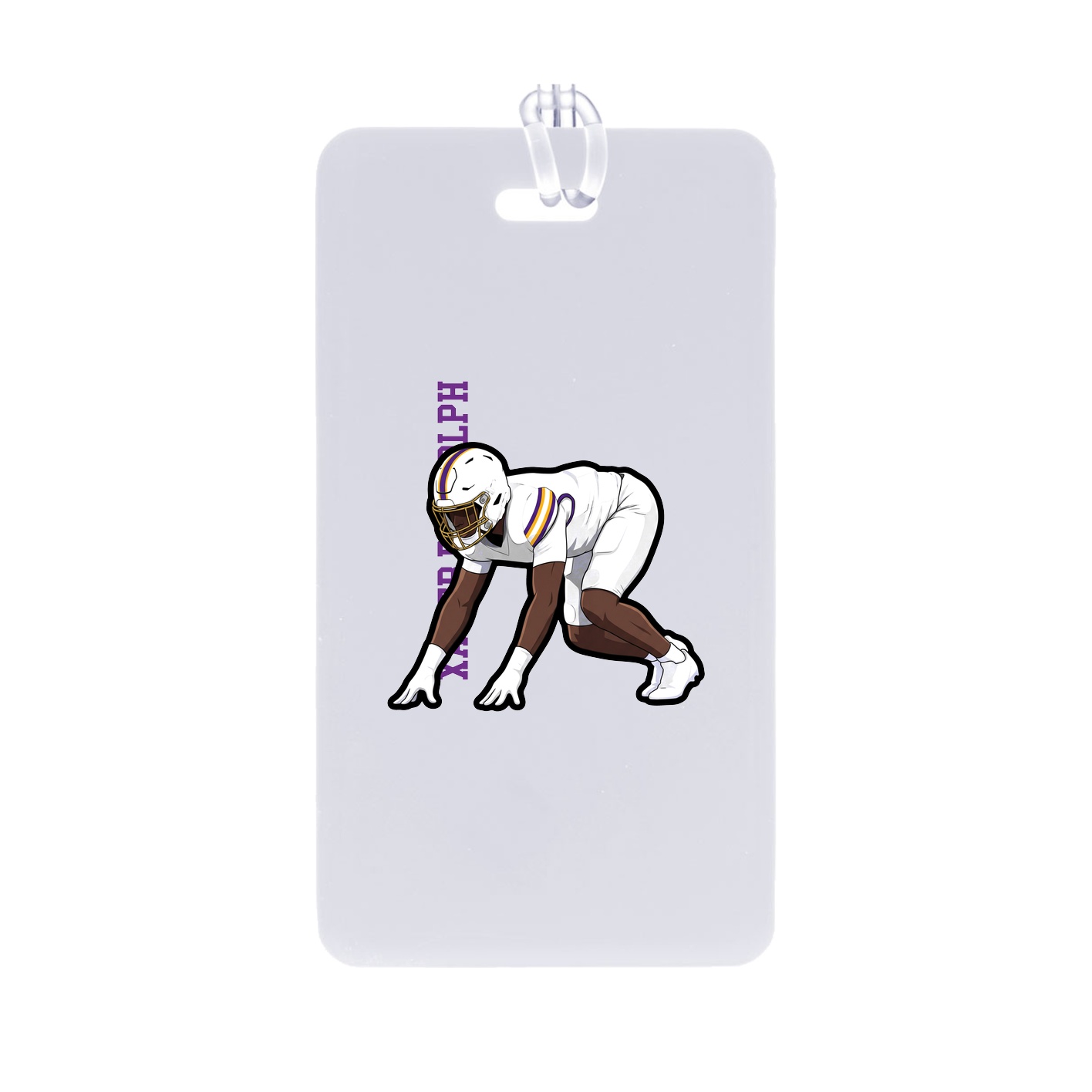 Bag Tag — Name Vertical in Classic