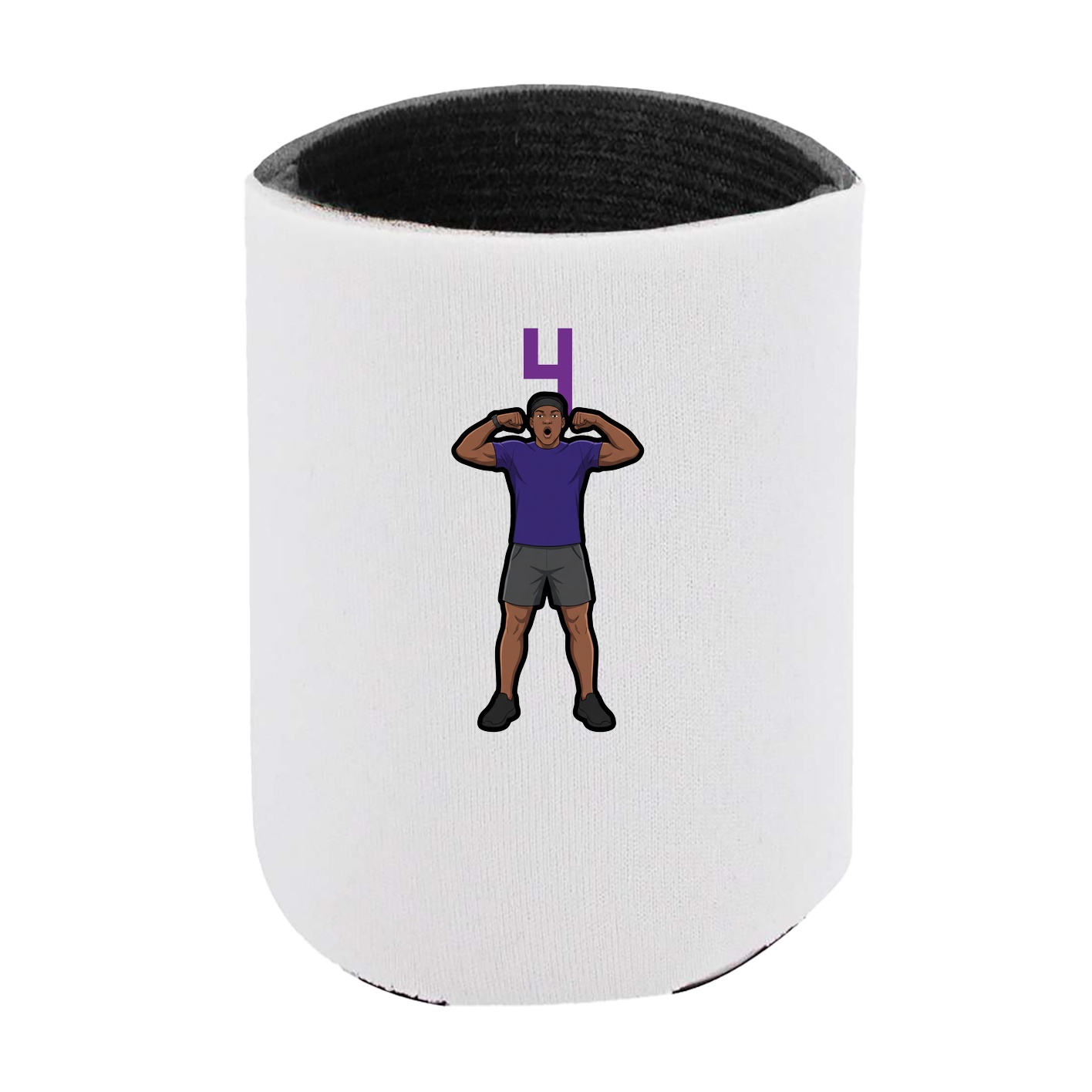 Can Holder — Number Top in White
