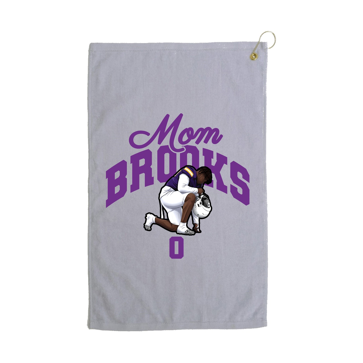 Golf Towel — Mothers Day Arch in Grey