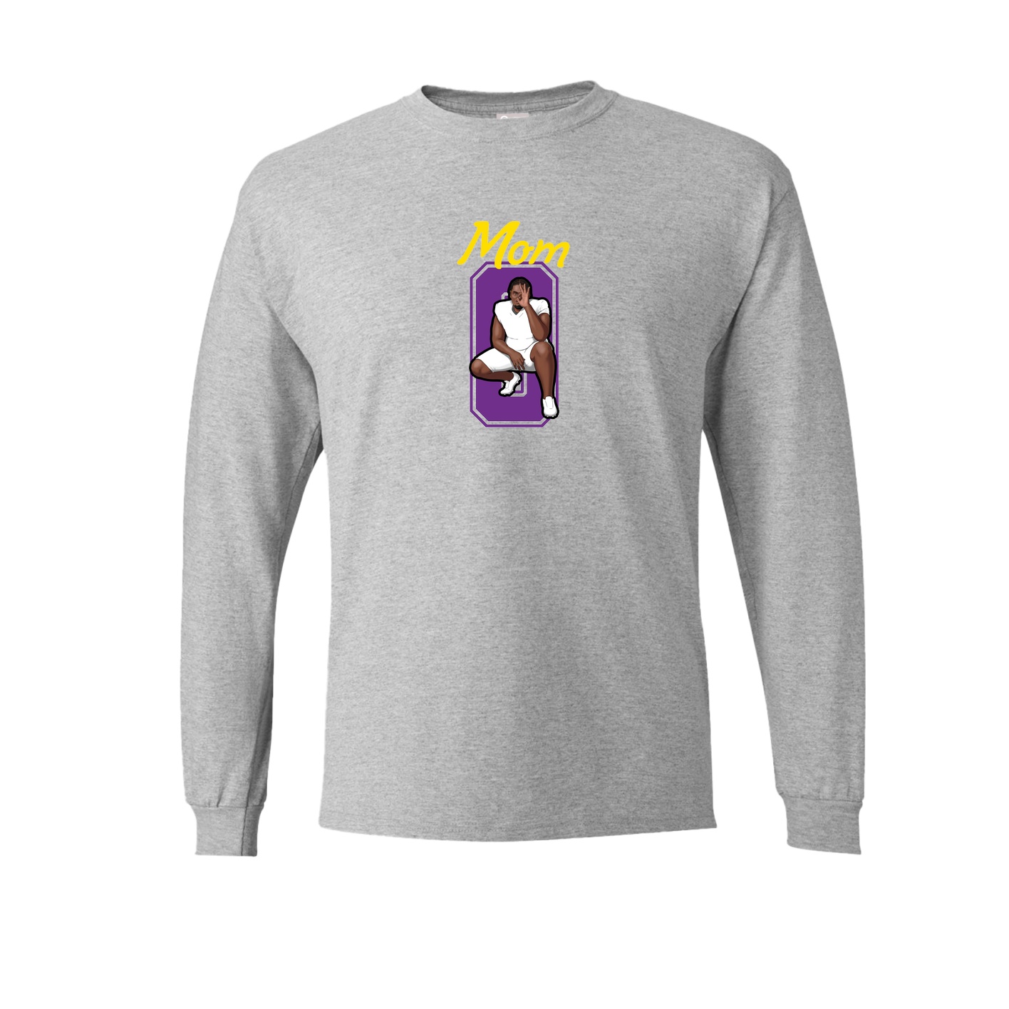 Long Sleeve Tee — Mothers Day Shirsey in Grey