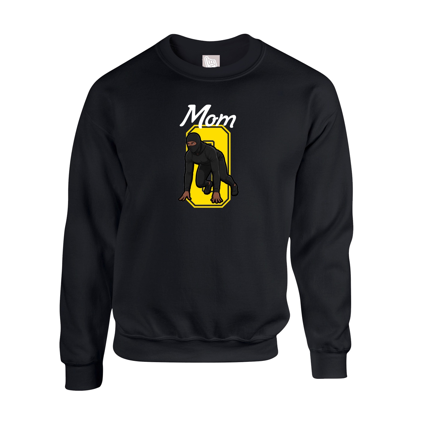 Fleece Crew — Mothers Day Shirsey in Black