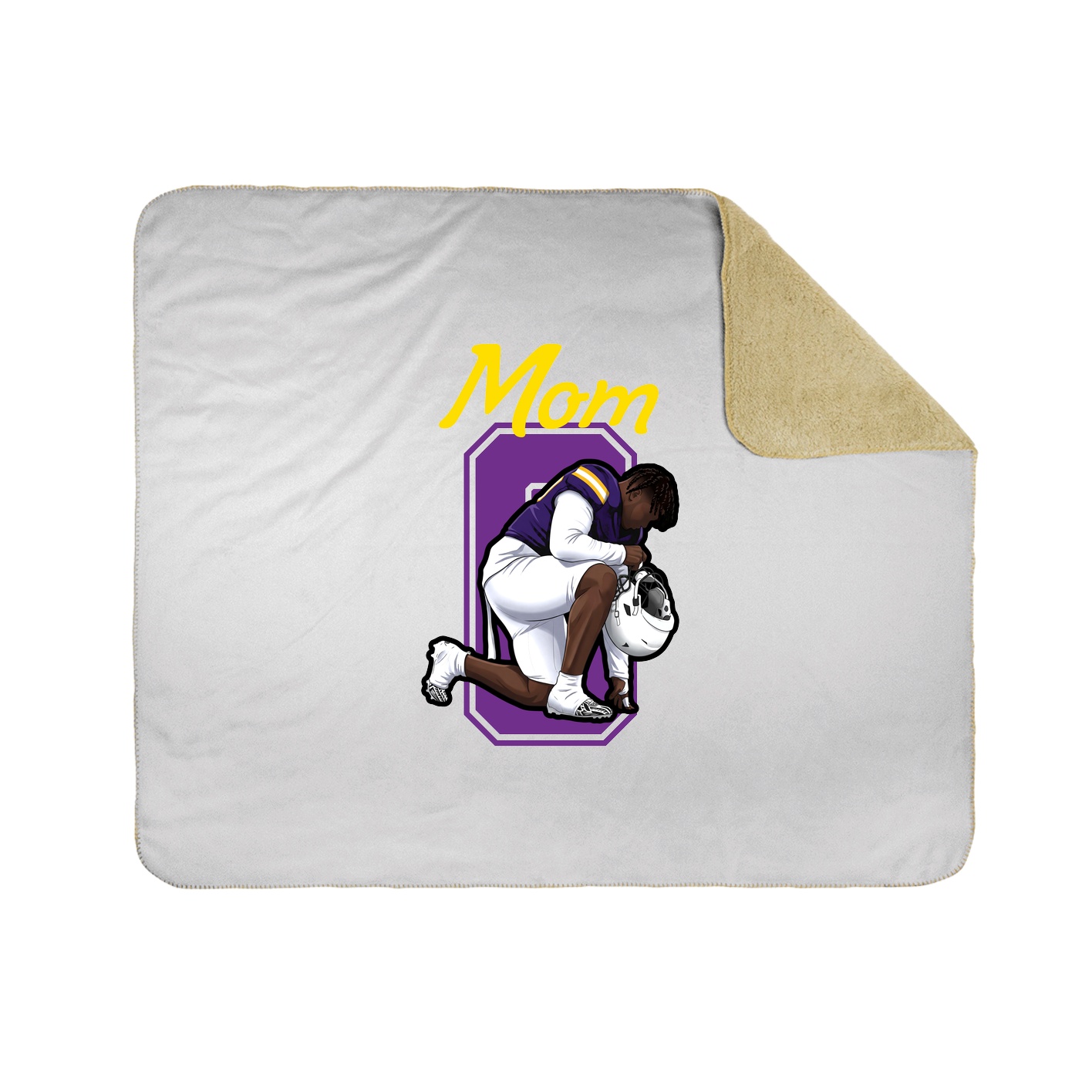 Throw Blanket — Mothers Day Shirsey in White