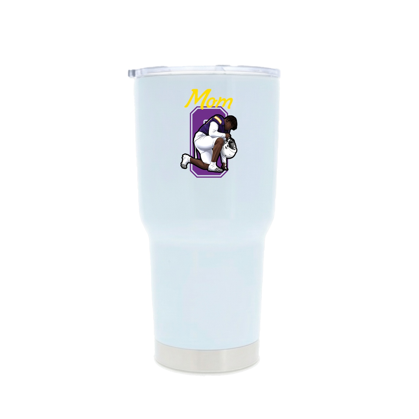 30oz Stainless Steel Tumbler — Mothers Day Shirsey in White