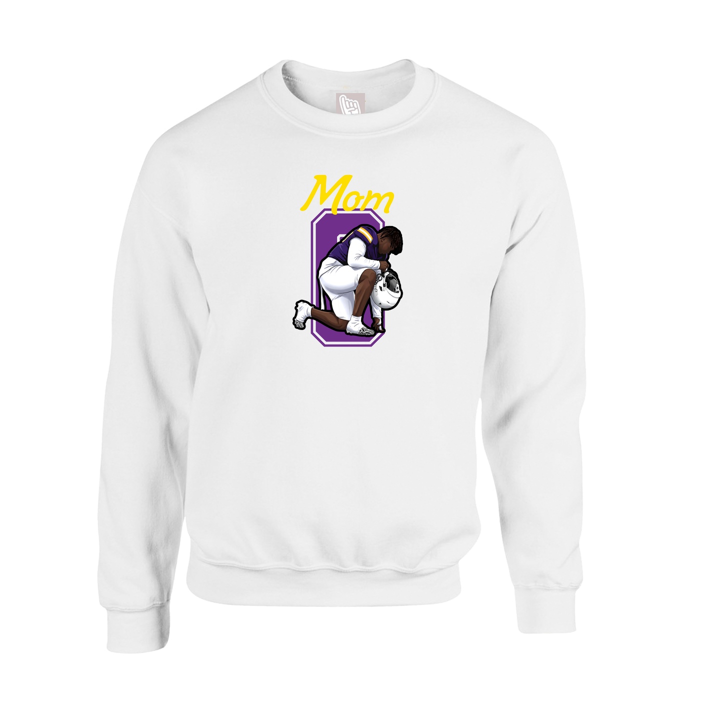 Fleece Crew — Mothers Day Shirsey in White