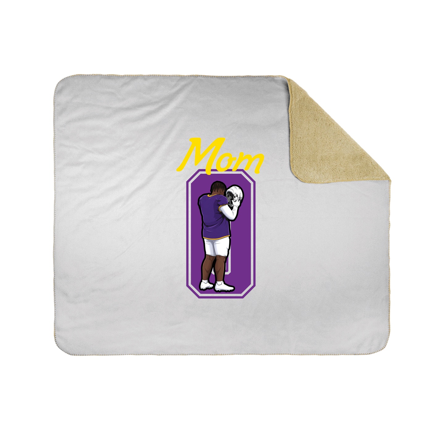 Throw Blanket — Mothers Day Shirsey in White