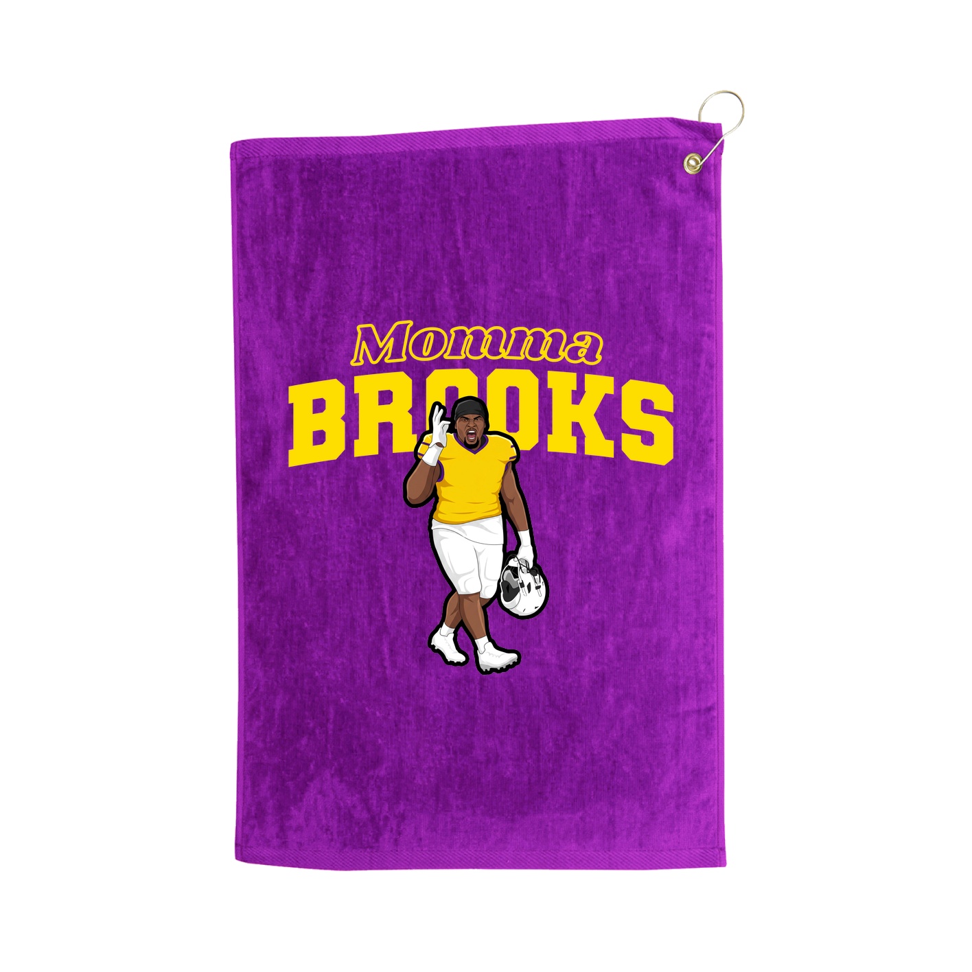 Golf Towel — Mothers Day Block in Purple