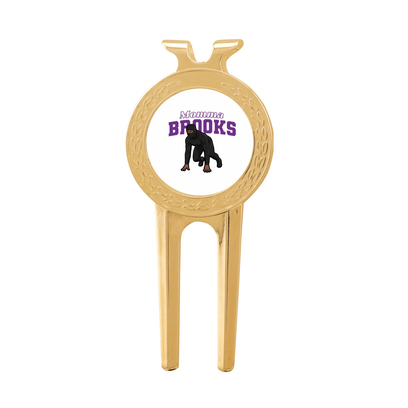 Divot Tool with Ball Marker — Mothers Day Block in Classic