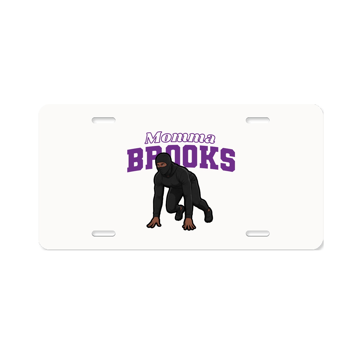 License Plate — Mothers Day Block in Classic