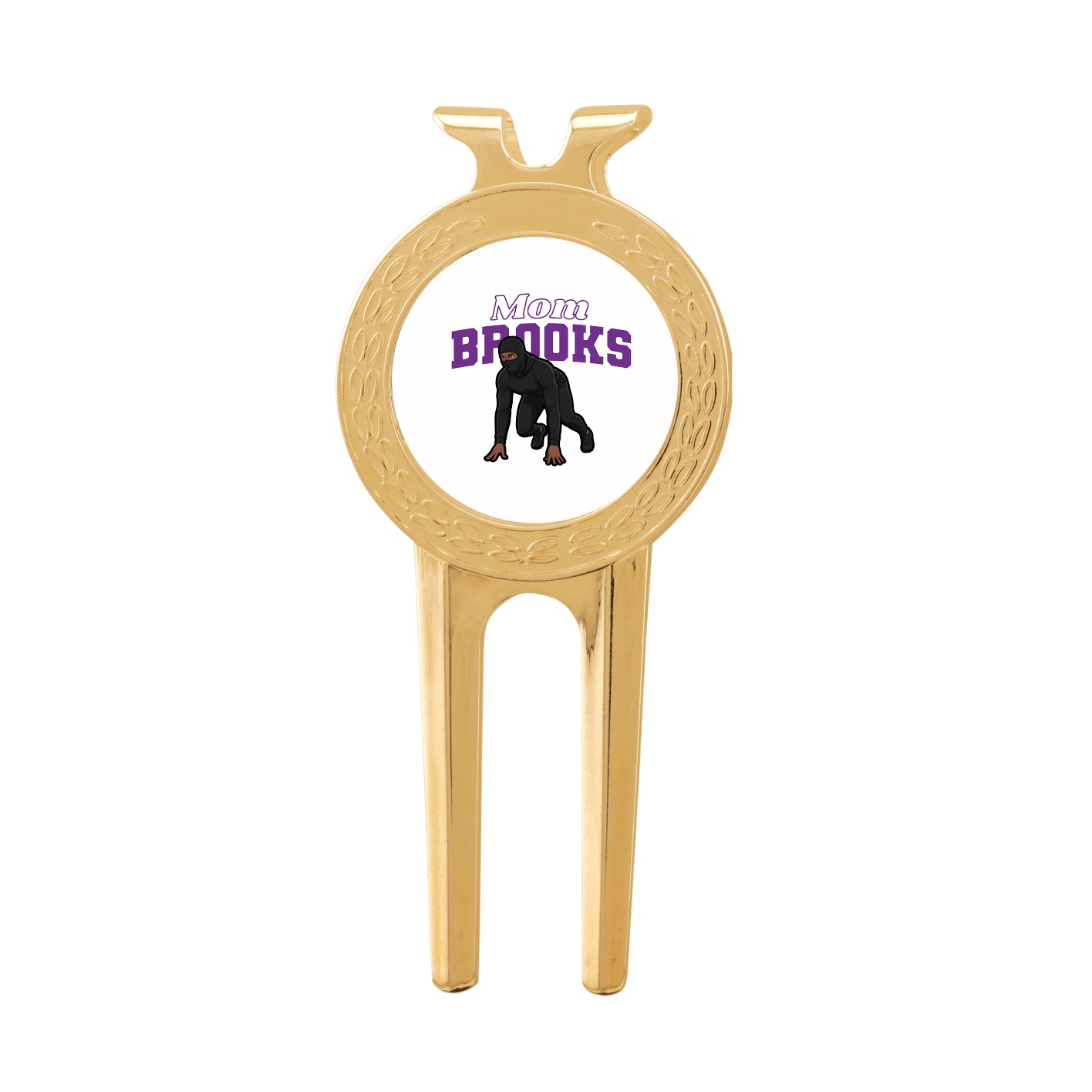 Divot Tool with Ball Marker — Mothers Day Block in Classic