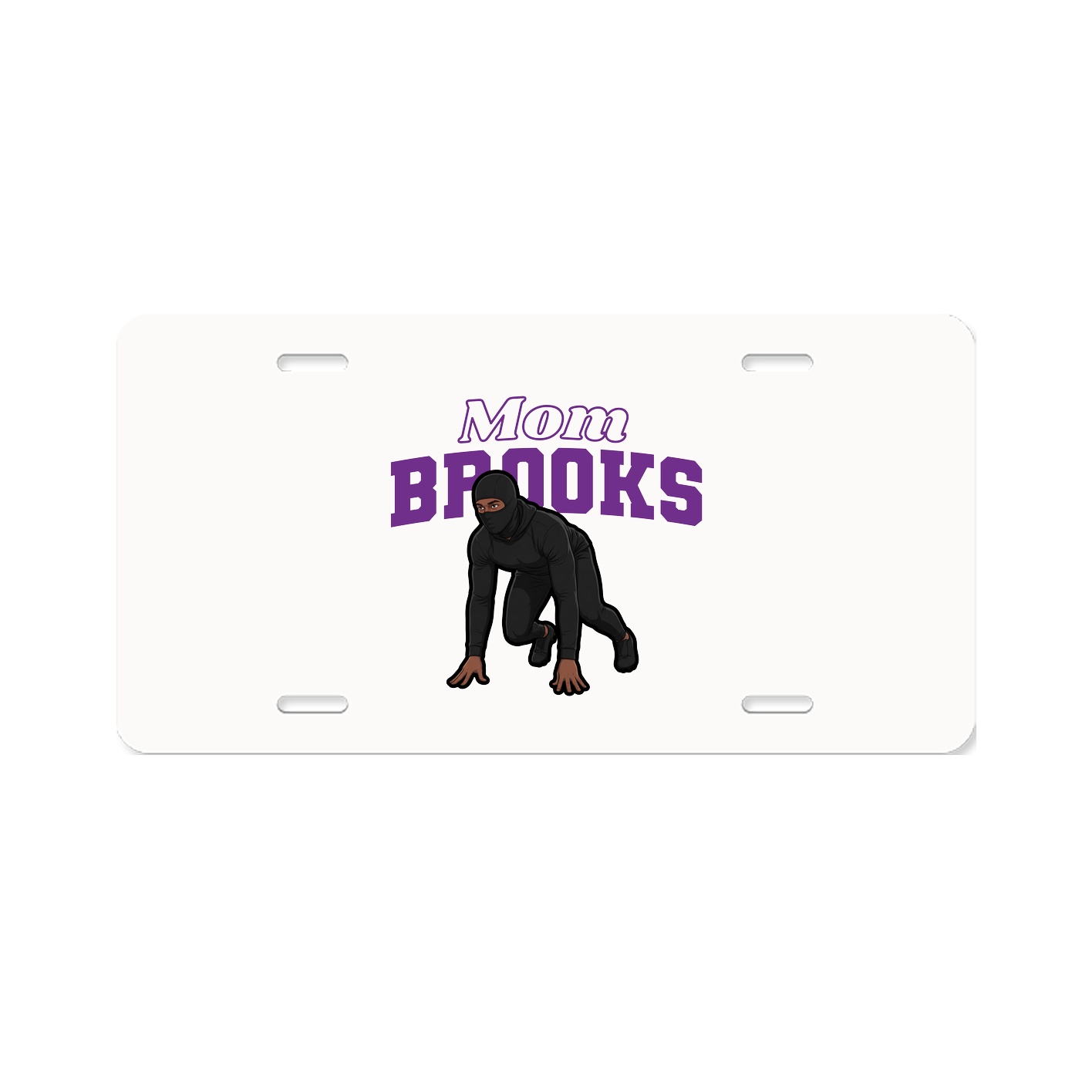 License Plate — Mothers Day Block in Classic