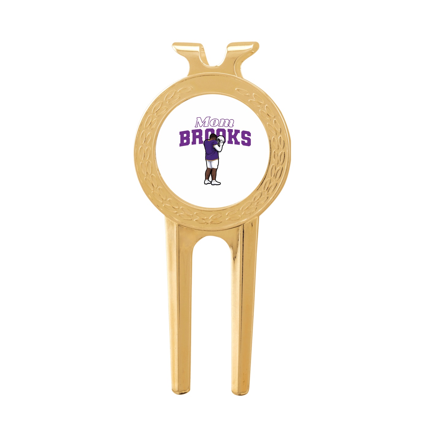 Divot Tool with Ball Marker — Mothers Day Block in Classic