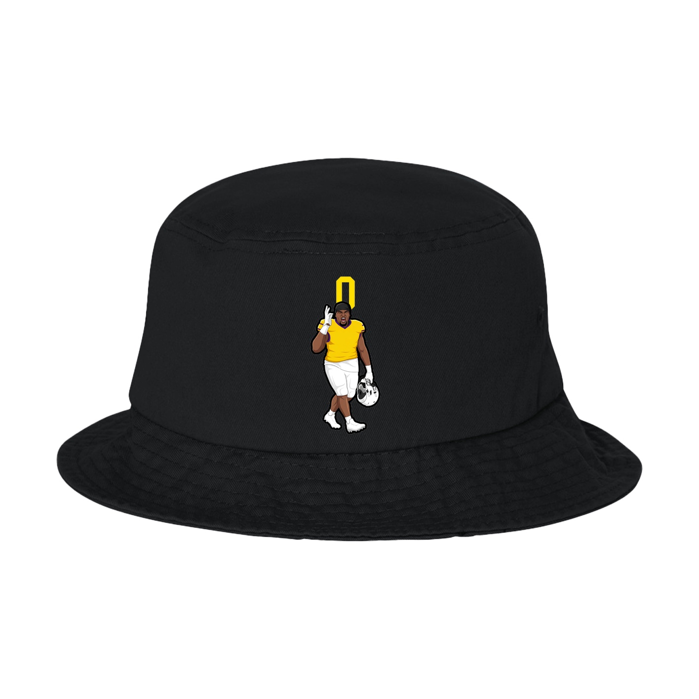 Bucket Cap — Number Top in Black