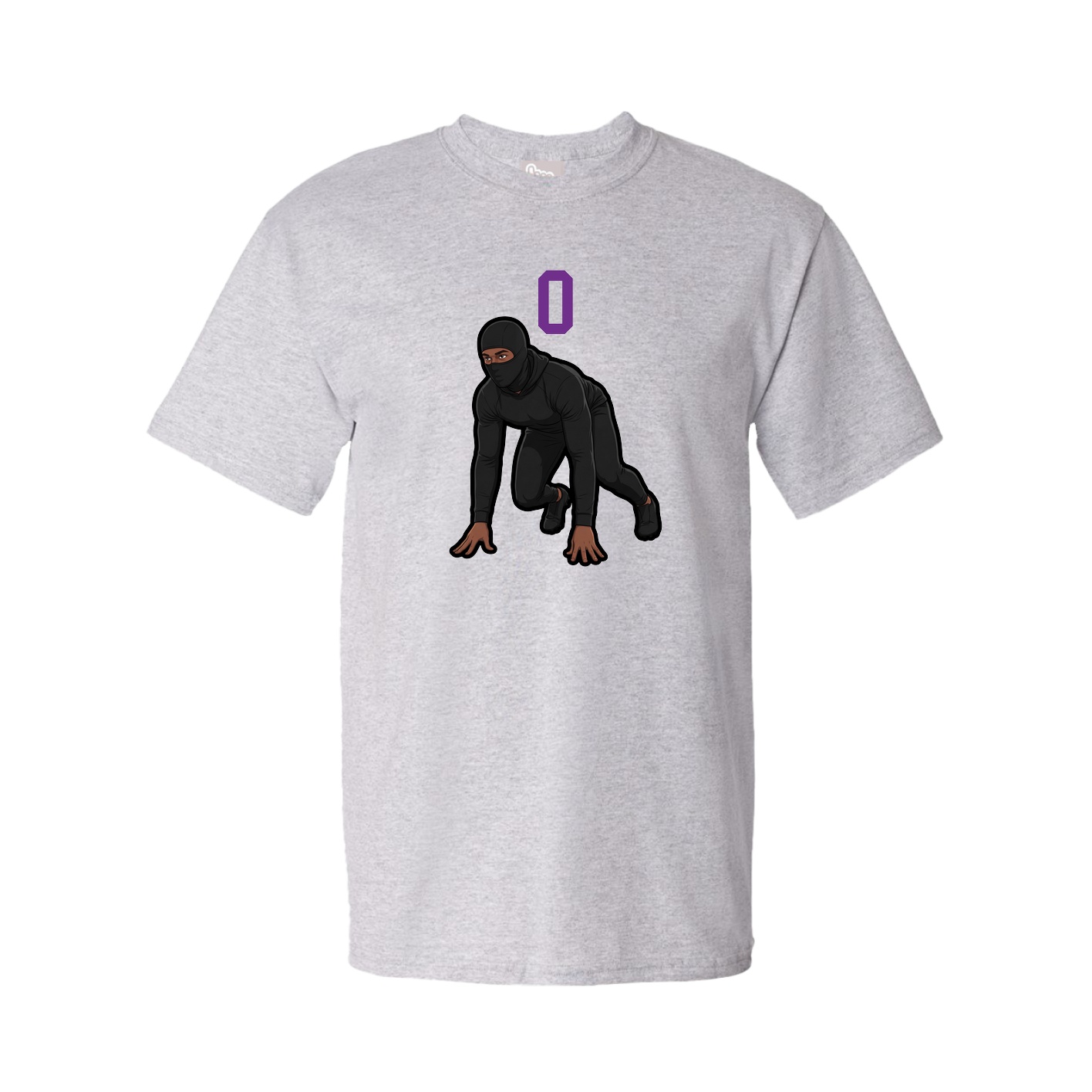Tee — Number Top in Grey